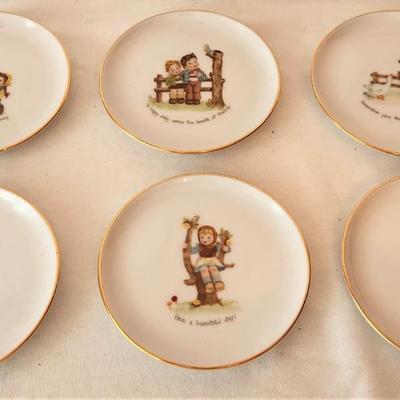 Lot #97  Lot of 6 Bavarian Coasters - Hummel-like scenes
