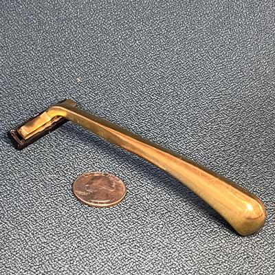 SOLID BRASS SHAVER HANDLE BY OLD SPICE
