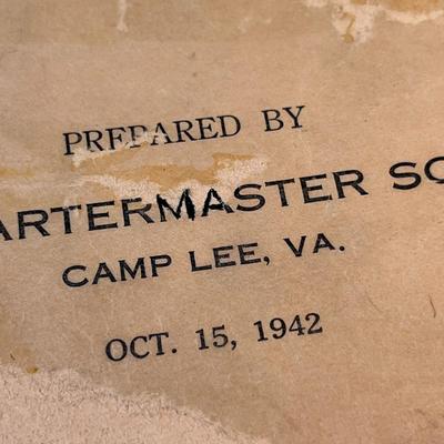 1942 WWII  CHEMICAL WARFARE TRAINING MANUAL