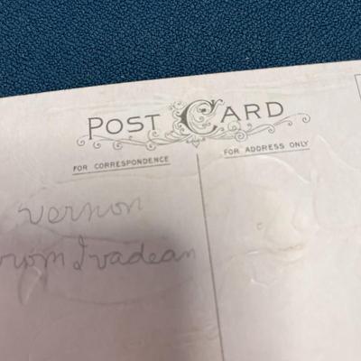 VINTAGE COWGIRL POST CARD