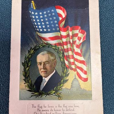 1918 PRESIDENT MCKINLEY POST CARD 