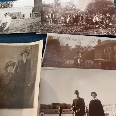 EARLY 1900â€™S VINTAGE PHOTO POST CARDS 17 PIECES