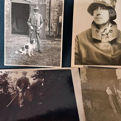 EARLY 1900â€™S VINTAGE PHOTO POST CARDS 17 PIECES