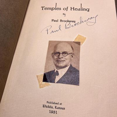 1931 BOOKLET â€œTEMPLES OF HEALINGâ€ POETRY VERSES