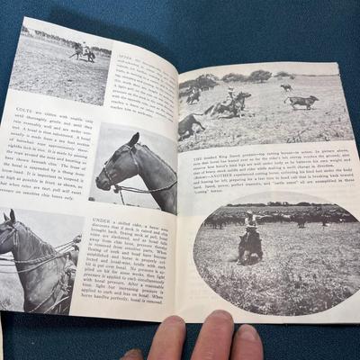 VINTAGE TRAINING RIDING HORSES BOOKLET