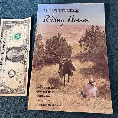 VINTAGE TRAINING RIDING HORSES BOOKLET