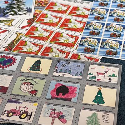 WIDE SELECTION OF VINTAGE CHRISTMAS SEALS