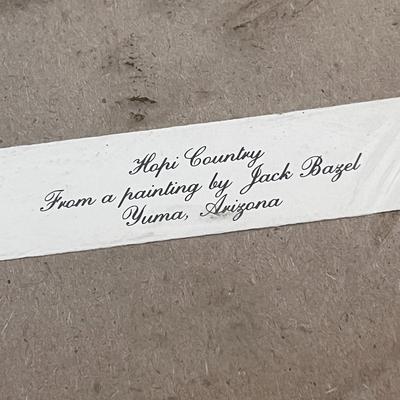 MATTED PRINT â€œHOPI COUNTRYâ€ BY JACK BEZEL