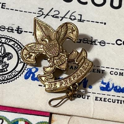 BOY SCOUT BSA EPHEMERA, PATCHES, PIN