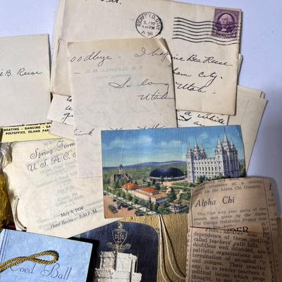 1930â€™S EPHEMERA UTAH STATE AGRICULTURAL COLLEGE