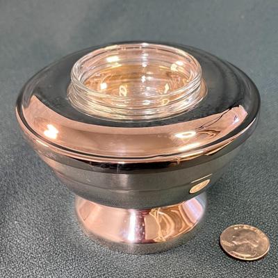 SILVER PLATE VOTIVE CANDLE HOLDER