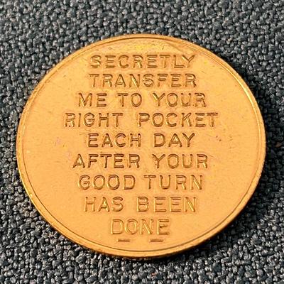 BOY SCOUT â€œDO A GOOD TURN DAILYâ€ MEDALLION