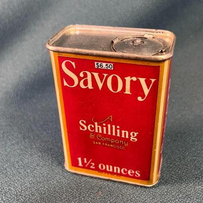 VINTAGE SPICE TIN 1933 METAL