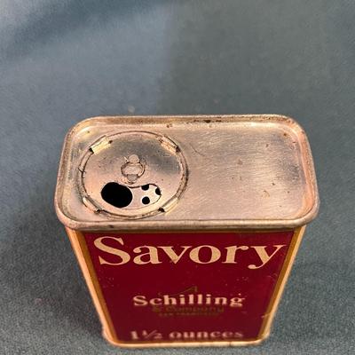 VINTAGE SPICE TIN 1933 METAL
