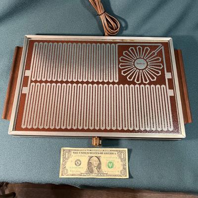 MID CENTURY SALTON WARMING TRAY