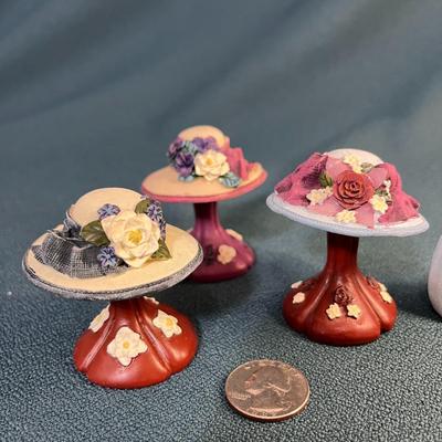 OLD FASHIONED LOOK LADIES HATS HANDBAGS MINIS
