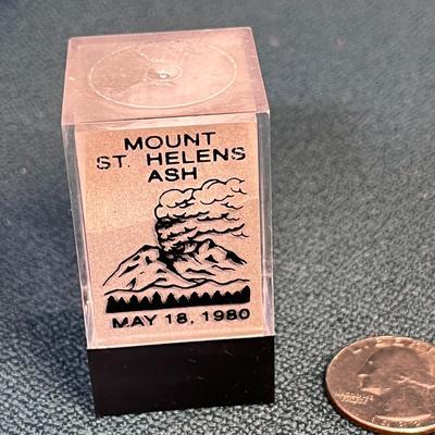 MOUNT ST. HELENS ASH SOUVENIR CONTAINER