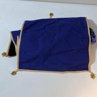FANCY VELVET PATCHWORK TABLE RUNNER