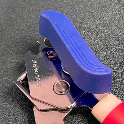 RED WHITE BLUE FARBERWARE CAN OPENER