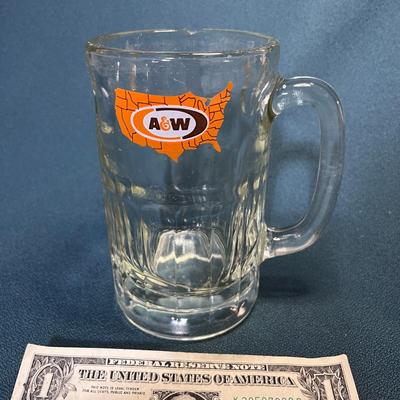 VINTAGE A & W ROOT BEER GLASS MUG STEIN