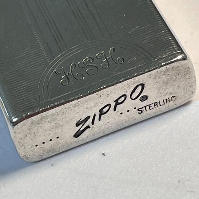 ZIPPO â€œSTERLINGâ€ CIGARETTE LIGHTER VINTAGE DESIGN