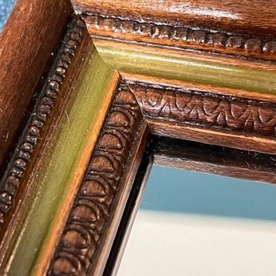 SMALL DECORATIVE FRAMED MIRROR 3â€ X 4â€