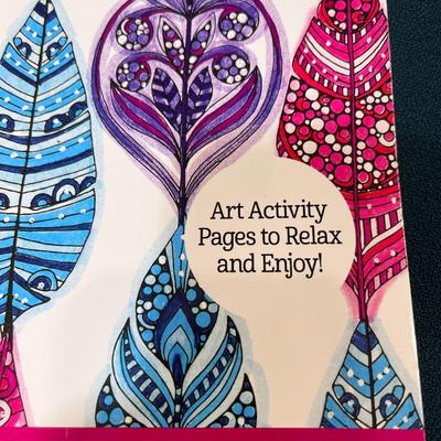 â€œPATTERNS OF NATUREâ€ ADULT COLORING BOOK 