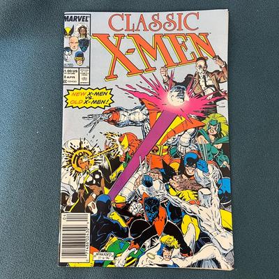 â€œCLASSIC X-MENâ€ MARVEL COMIC BOOK 1987