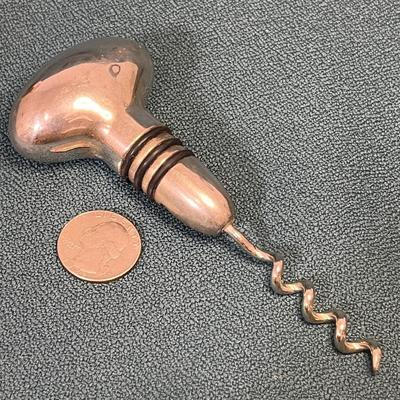 VINTAGE HEAVY DUTY WINE BOTTLE STOPPER CORK SCREW