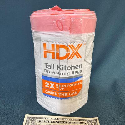 BIG ROLL TALL KITCHEN DRAWSTRING BAGS by HDX