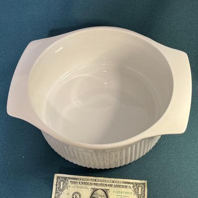 3 QUART SOUFFLE CASSEROLE BAKING DISH