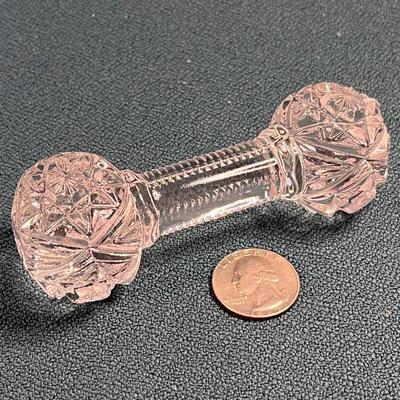 VINTAGE GLASS KNIFE REST