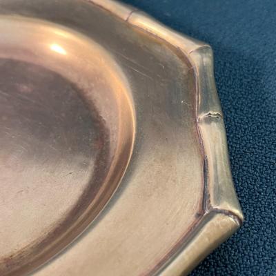 SMALL THICK BRASS DISH 