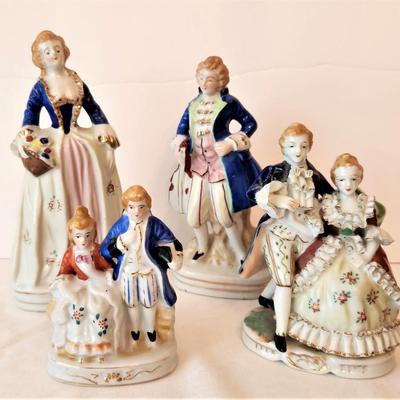Lot #98  Lot of 4 Occupied Japan (marked) figures