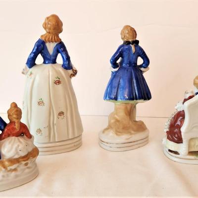Lot #98  Lot of 4 Occupied Japan (marked) figures