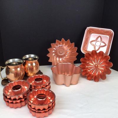 414 Moscow Mule Cups & Copper Molds