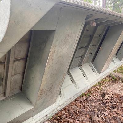 Heavy War Eagle 14' aluminum John boat, welded seams