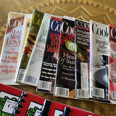 Lot of magazines & Cookbooks