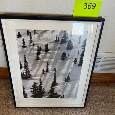 B&W Mountain print