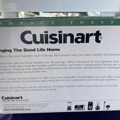 LIGHTLY USED CUISENART 4 SLICE TOASTER AND NIB SLICOMATIC!