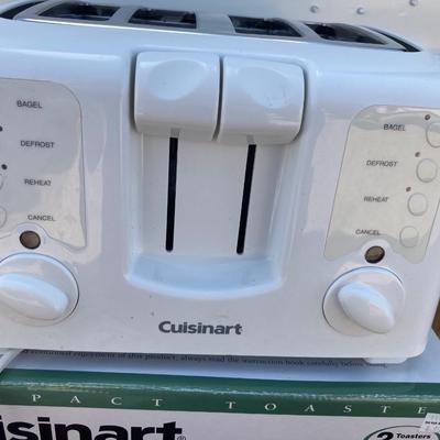 LIGHTLY USED CUISENART 4 SLICE TOASTER AND NIB SLICOMATIC!