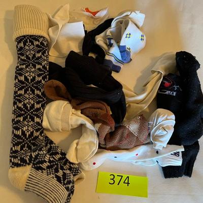 Lot of ladies socks.
