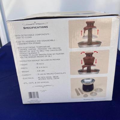 NIB MR. COFFEE MAKER AND CHOCOLATE FONDUE FOUNTAIN