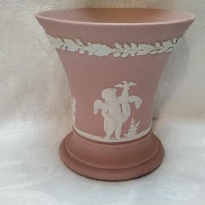 Rare Wedgwood Pink Posy Vase