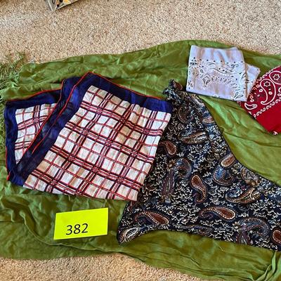 Lot of scarves & hankies