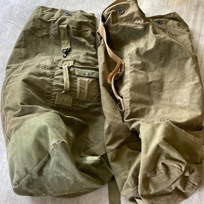 Two US Military Duffel Bags