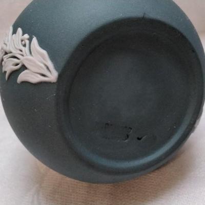 Wedgwood Grey Jasperware bud vase