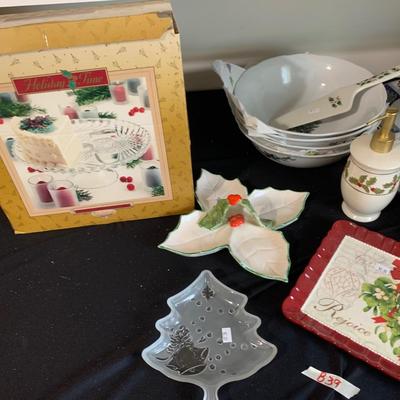 Christmas dishes