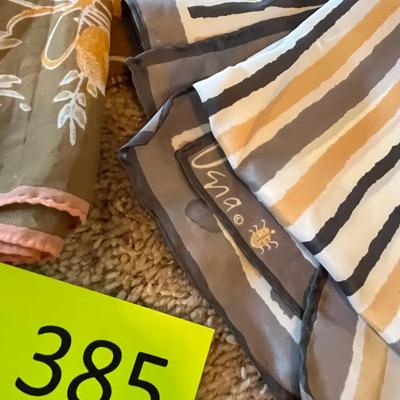 Lot of scarves