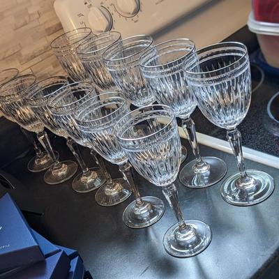 11 Marquis by Waterford Wine and Water Glassware